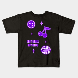 Hot girls hit club Kids T-Shirt